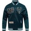 Pro Standard Mens NBA Best Of Satin Jacket(Forest Green)