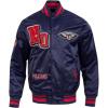 Pro Standard Mens NBA Best Of Satin Jacket(Midnight Navy/Red/Midnight Navy)