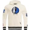 Pro Standard Mens NBA Retro Classics Pull Over Hoodie(Eggshell/ Midnight Navy)