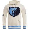 Pro Standard Mens NBA Retro Classics Pull Over Hoodie(Eggshell/ University Blue)