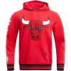 Pro Standard Mens NBA Retro Classics Pull Over Hoodie(Red/Black)