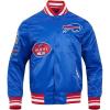 Pro Standard Mens NFL Old English Satin Jacket(Blue)