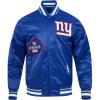 Pro Standard Mens NFL Old English Satin Jacket(Dodger Blue)