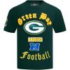 Pro Standard Mens NFL Old English Short Sleeve Tee(Forest Green)