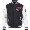 Pro Standard Mens NFL Old English Varsity Jacket(Black/White)
