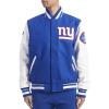 Pro Standard Mens NFL Old English Varsity Jacket(Dodger Blue/White)