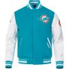 Pro Standard Mens NFL Old English Varsity Jacket(Teal)