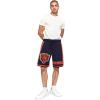 Pro Standard Mens NFL Retro Classics Athletic Short(Midnight Navy/Orange/Midnight Navy)