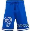 Pro Standard Mens NFL Retro Classics Athletic Short(Royal Blue)