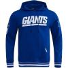 Pro Standard Mens NFL Retro Classics Brushed Back French Terry Pull Over Hoodie(Dodger Blue)