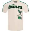 Pro Standard Mens NFL Retro Classics Taping Tee(Eggshell/ Kelly Green)