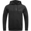 Pro Standard Mens NHL Classic Chenille Pull Over Hoodie(Triple Black)
