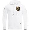 Pro Standard Mens NHL Classic Chenille Pull Over Hoodie(White)