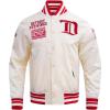 Pro Standard Mens NHL Retro Classics Satin Jacket(Eggshell/ Red)