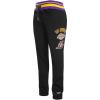 Pro Standard NBA Mens Mens NBA Retro Classics Brushed Back French Terry Sweatpant(Black/Purple/Yellow)