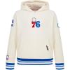 Pro Standard NBA boys Big Boys Nba Retro Classics Fleece Pull Over Hoodie(Eggshell/Royal Blue)