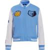 Pro Standard Womens NBA Retro Classics Varsity Jacket(University Blue/White)