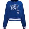 Pro Standard Womens NFL Retro Classics Brushed Back French Terry Crewneck Sweatshirt(Dodger Blue)