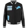 Pro Standard Womens NFL Retro Classics Varsity Jacket(Black)