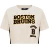 Womens NHL Retro Classics Cotton Short Sleeve Boxy Tee(Eggshell)