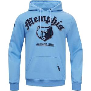 Pro Standard Mens NBA Old English Pull Over Hoodie(University Blue)