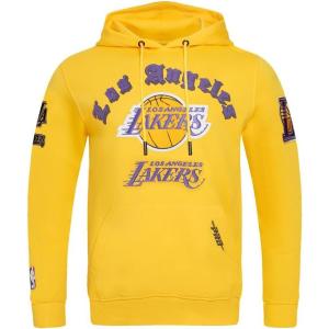 Pro Standard Mens NBA Old English Pull Over Hoodie(Yellow)