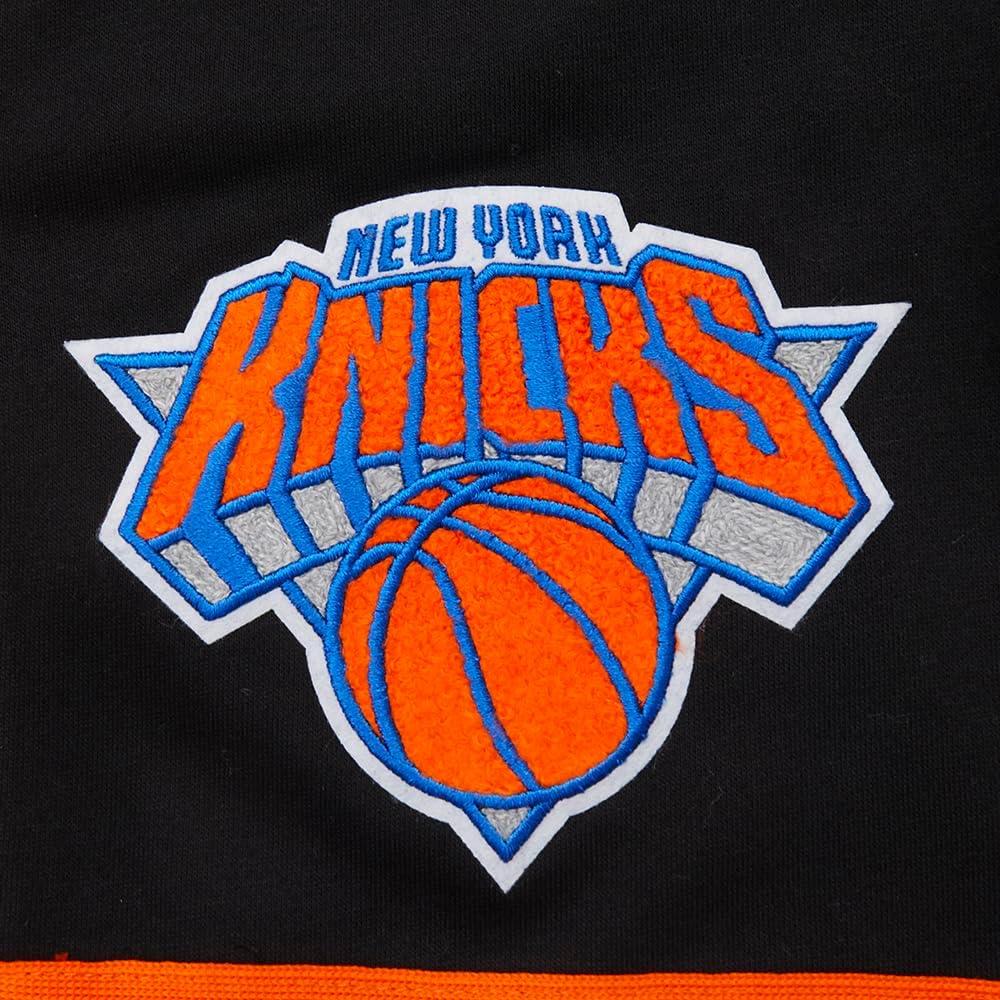 imageBig Boys NBA Classic Chenille Fleece Athletic ShortBlackOrange