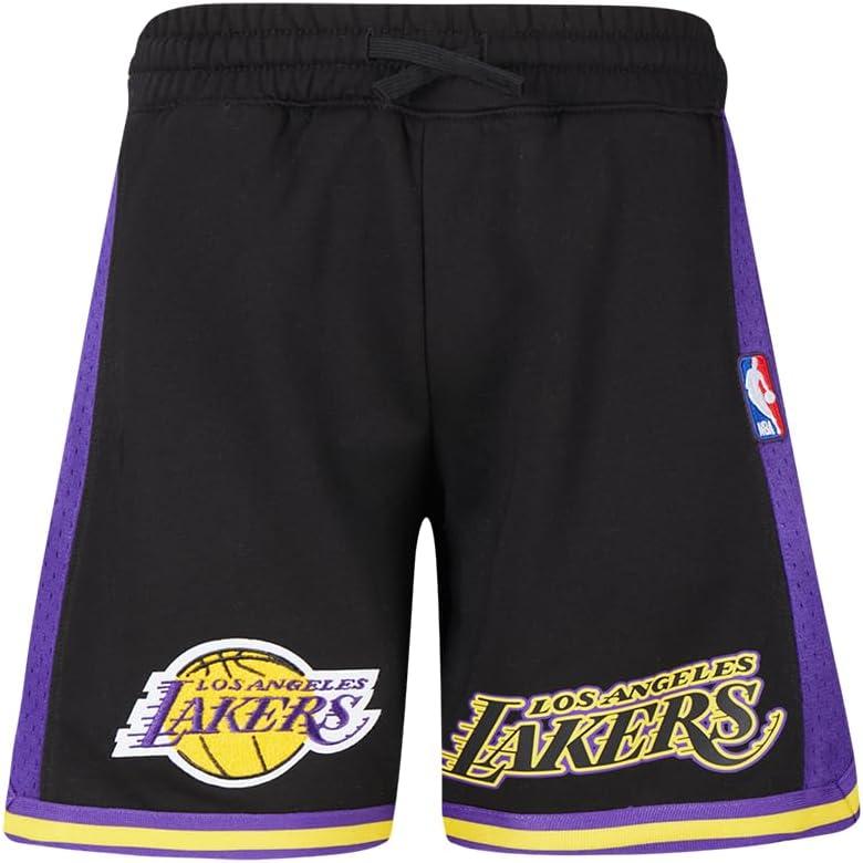 imageBig Boys NBA Classic Chenille Fleece Athletic ShortBlackPurple