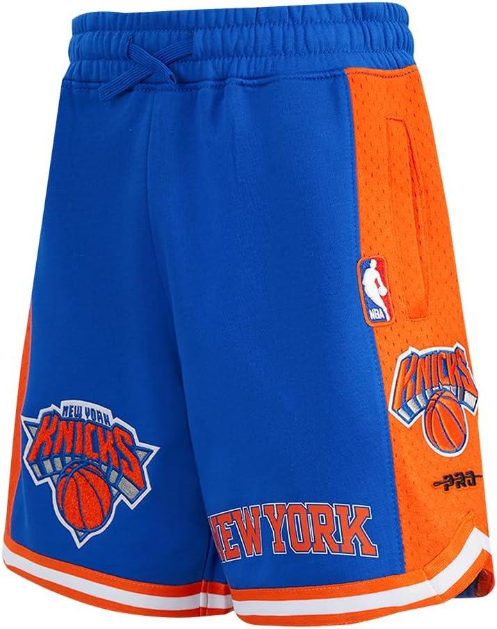 imageBig Boys NBA Classic Chenille Fleece Athletic ShortRoyal BlueOrange