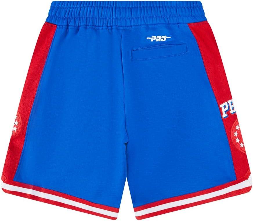 imageBig Boys NBA Classic Chenille Fleece Athletic ShortRoyal BlueRed