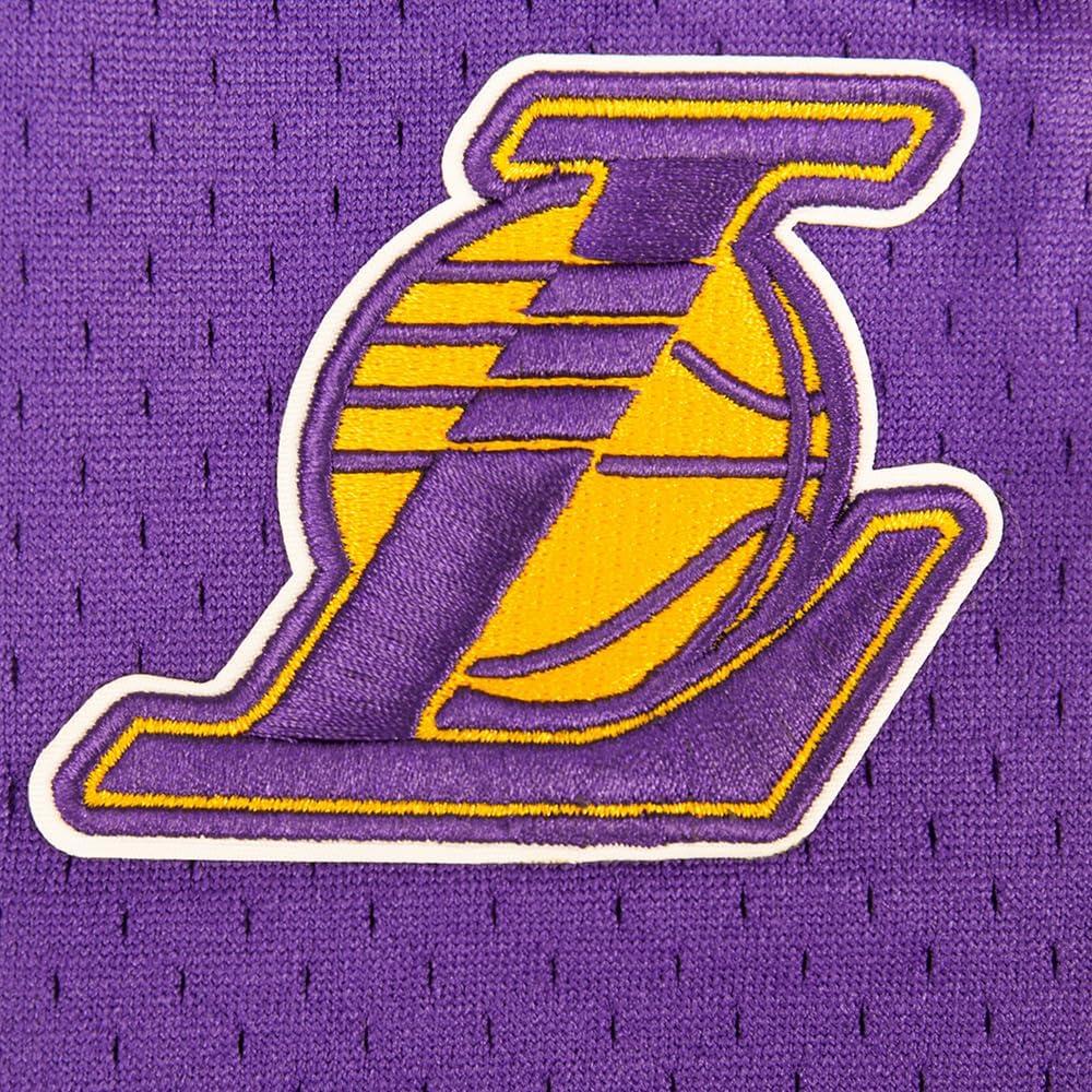 imageBig Boys NBA Classic Chenille Fleece Athletic ShortYellowPurple