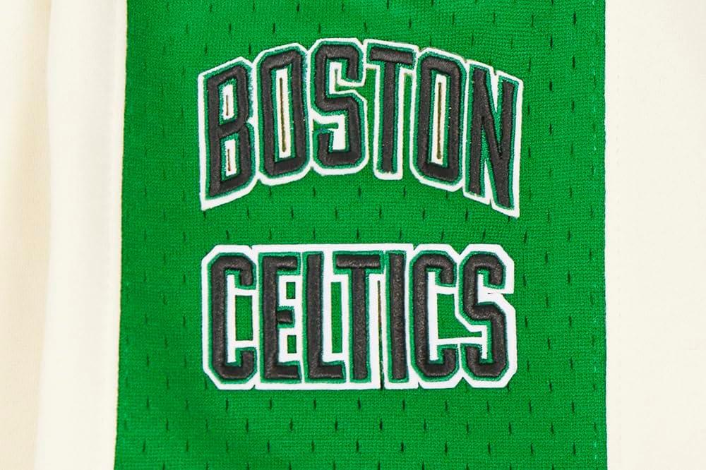 imageBig Boys NBA Retro Classics Fleece Athletic ShortEggshell Kelly Green