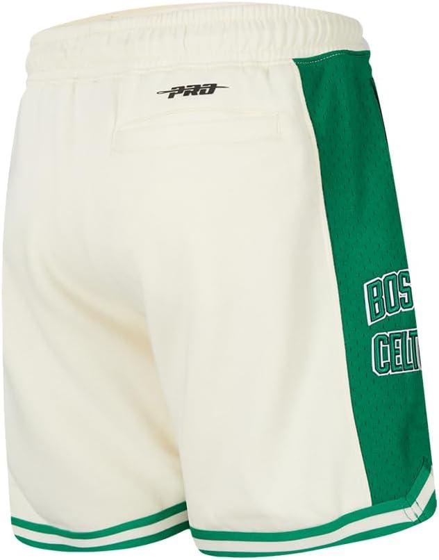 imageBig Boys NBA Retro Classics Fleece Athletic ShortEggshell Kelly Green