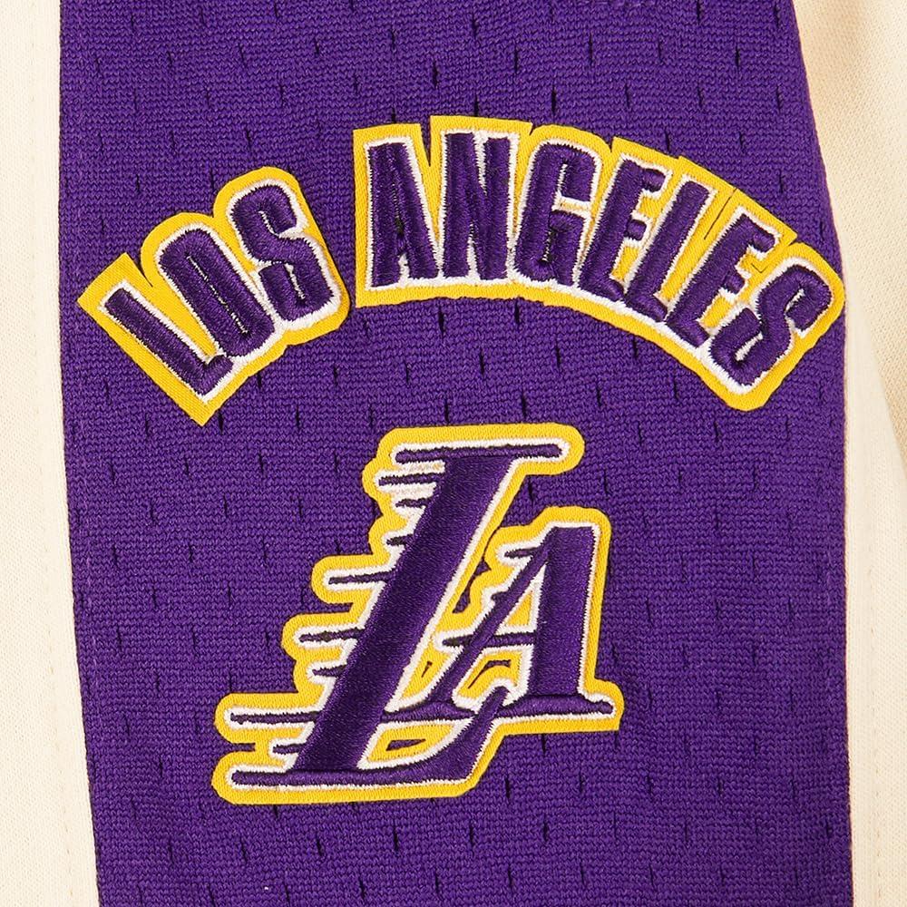 imageBig Boys NBA Retro Classics Fleece Athletic ShortEggshell Purple
