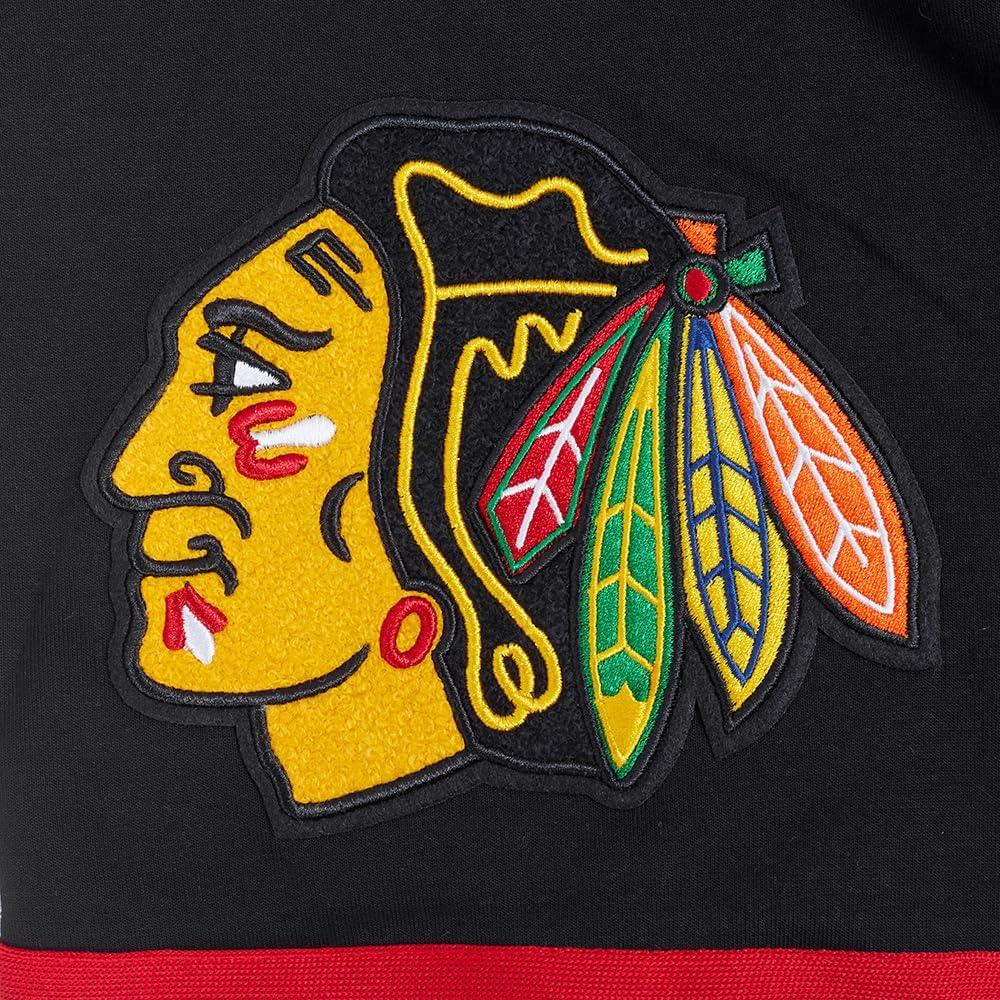 imageMens NHL Classic Chenille Athletic ShortBlackRed