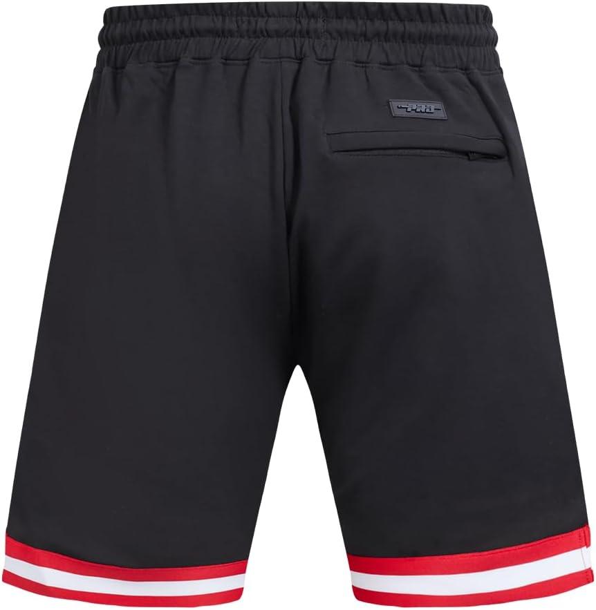 imageMens NHL Classic Chenille Athletic ShortBlackRed
