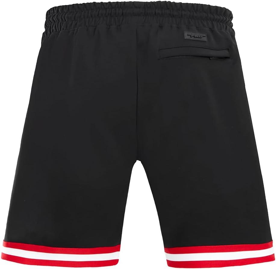 imageMens NHL Classic Chenille Athletic ShortBlackRed