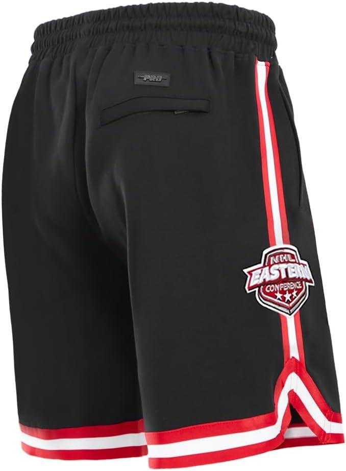 imageMens NHL Classic Chenille Athletic ShortBlackRed