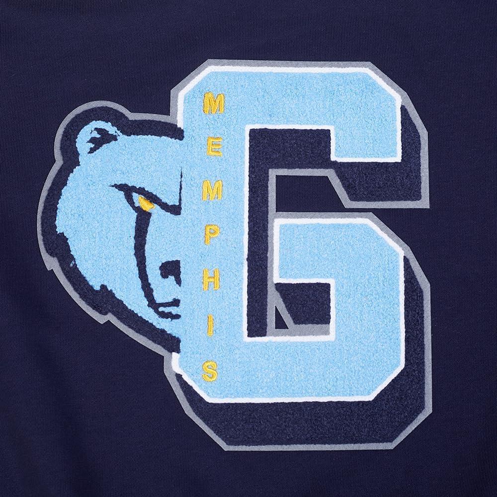 imagePRO STANDARD Womens NBA Mash Up Brushed Back French Terry Crewneck SweatshirtMidnight Navy