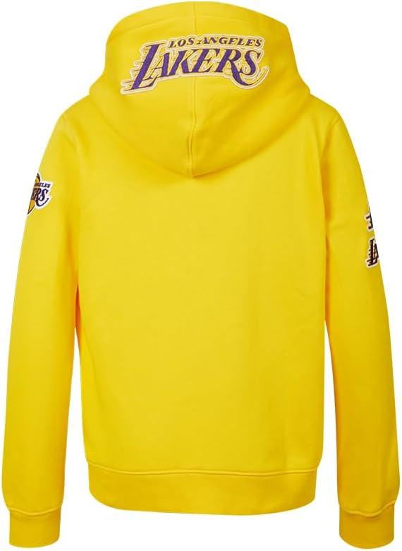 imagePro Standard Big Boys NBA Classic Chenille Fleece Full Zip HoodieYellow