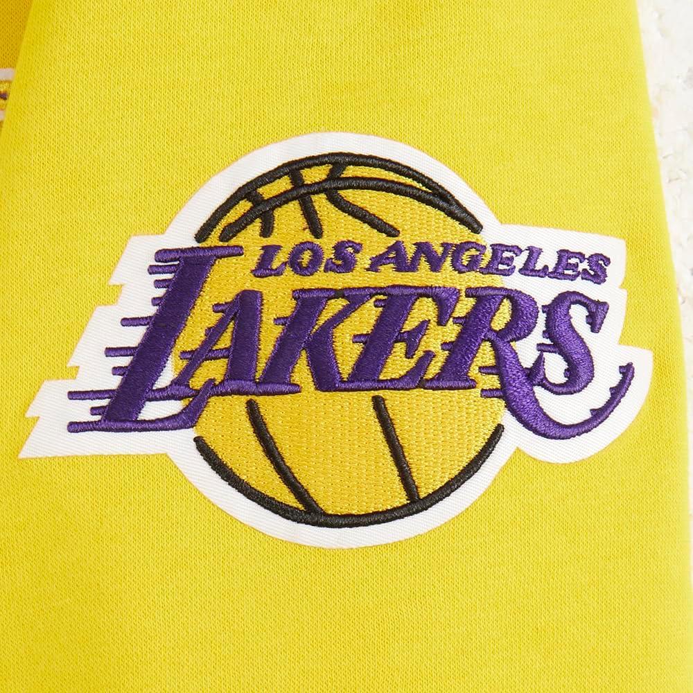 imagePro Standard Big Boys NBA Classic Chenille Fleece Full Zip HoodieYellow