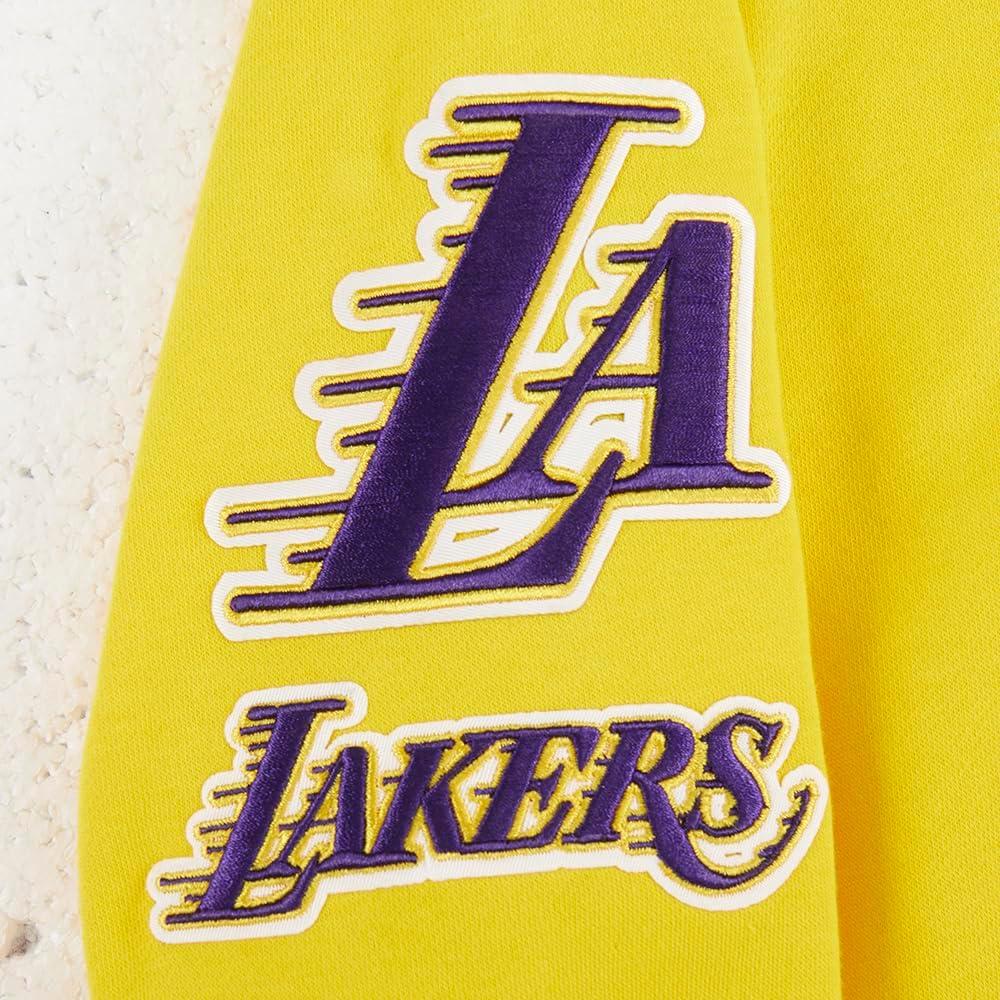 imagePro Standard Big Boys NBA Classic Chenille Fleece Full Zip HoodieYellow