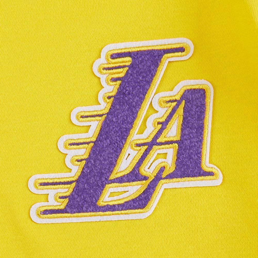 imagePro Standard Big Boys NBA Classic Chenille Fleece Full Zip HoodieYellow