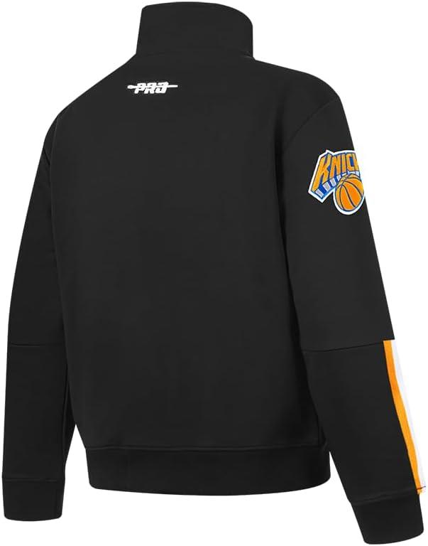 imagePro Standard Big Boys NBA Classic Chenille Tricot Track JacketBlackOrange
