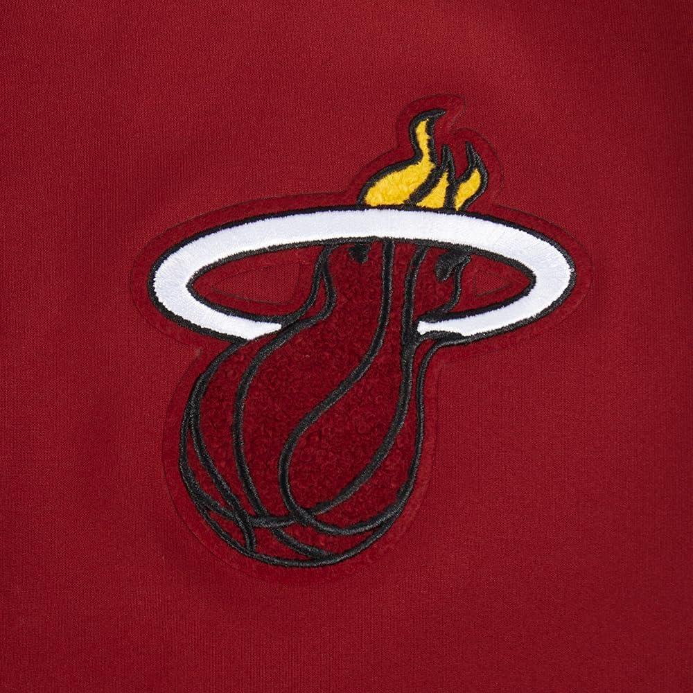 imagePro Standard Big Boys NBA Classic Chenille Tricot Track JacketCardinal RedBlack