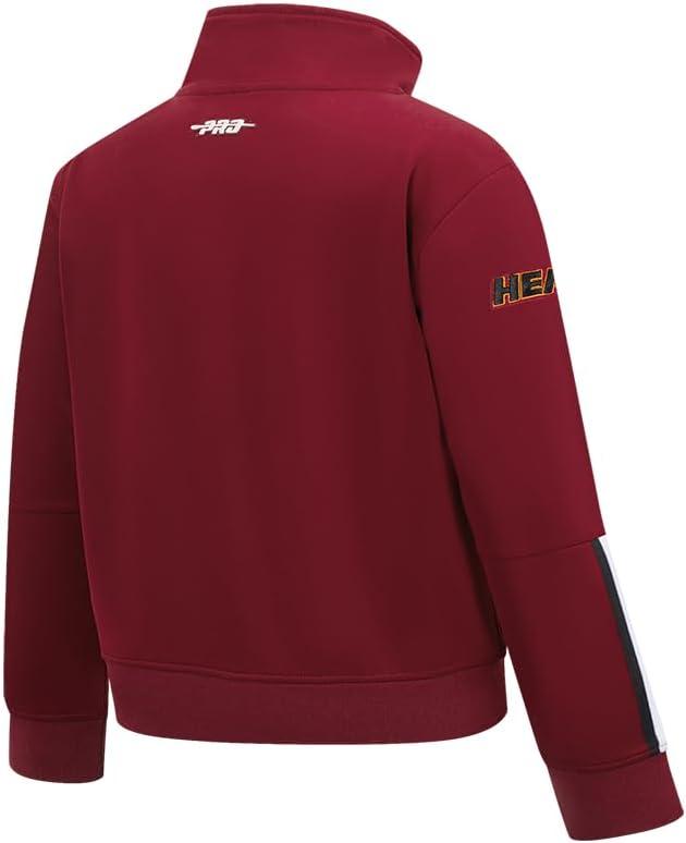 imagePro Standard Big Boys NBA Classic Chenille Tricot Track JacketCardinal RedBlack