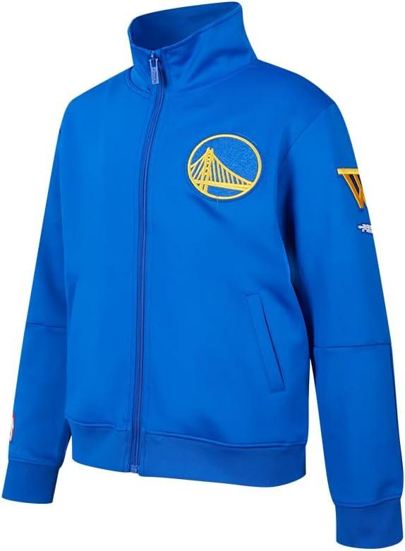 imagePro Standard Big Boys NBA Classic Chenille Tricot Track JacketRoyal Blue