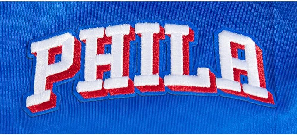 imagePro Standard Big Boys NBA Classic Chenille Tricot Track JacketRoyal BlueRed