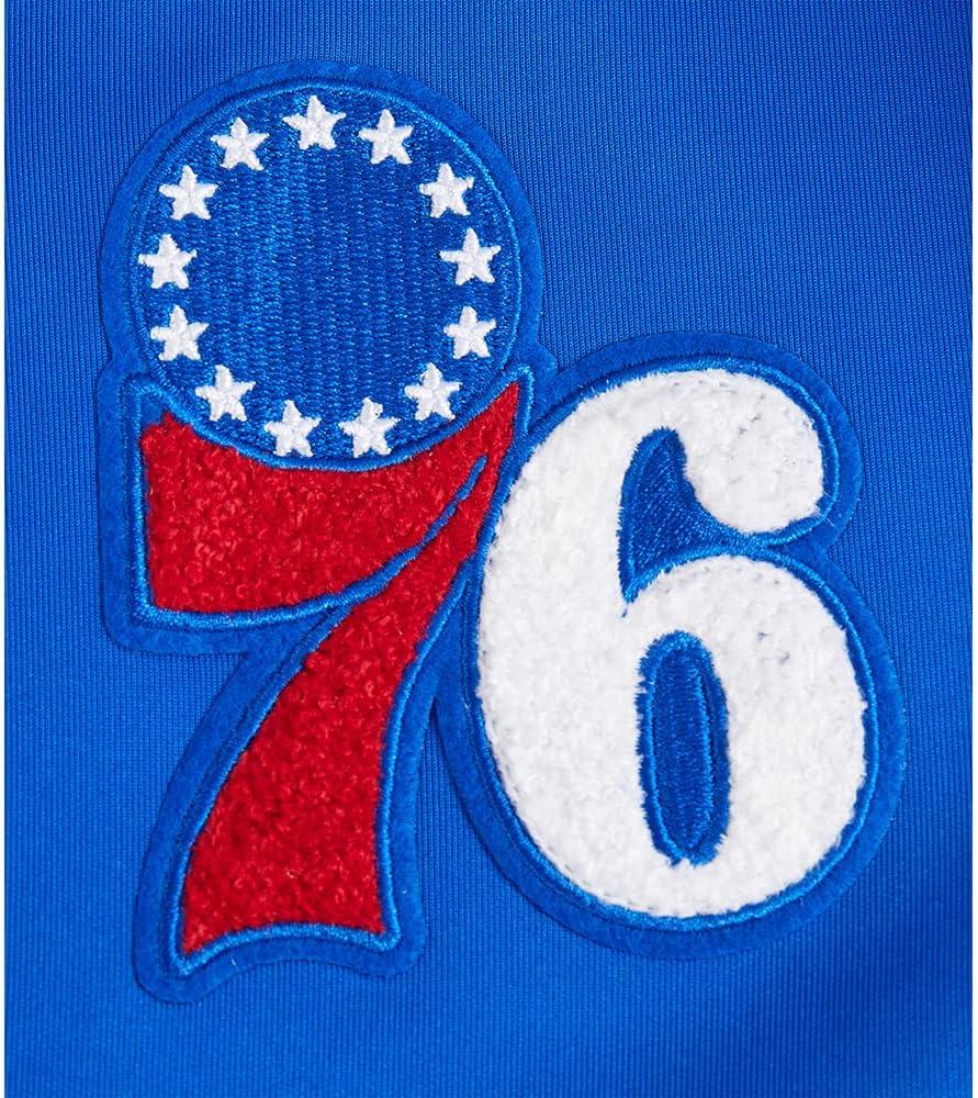 imagePro Standard Big Boys NBA Classic Chenille Tricot Track JacketRoyal BlueRed