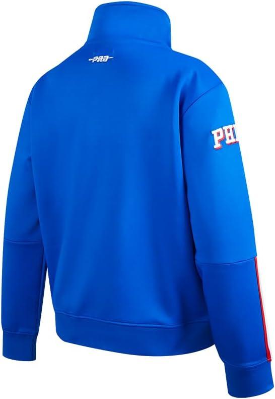 imagePro Standard Big Boys NBA Classic Chenille Tricot Track JacketRoyal BlueRed